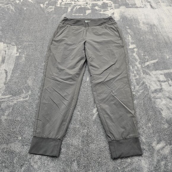 Athleta Pants - Athleta Soho Lined Jogger pants womens 12 dark gray pockets 907899 Athleasure
